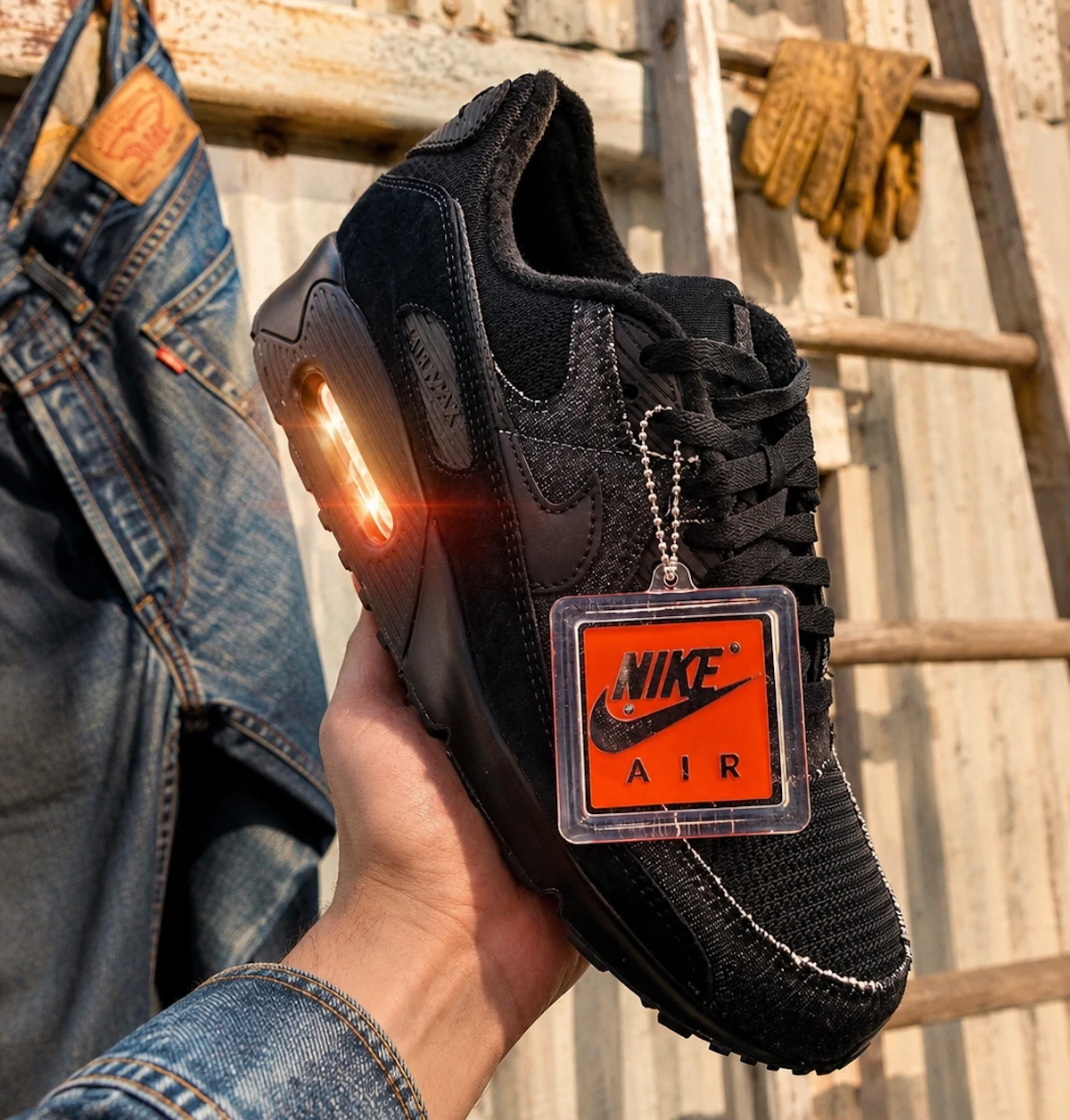 Nike Air Max 3 Black Denim homme IW6365-001