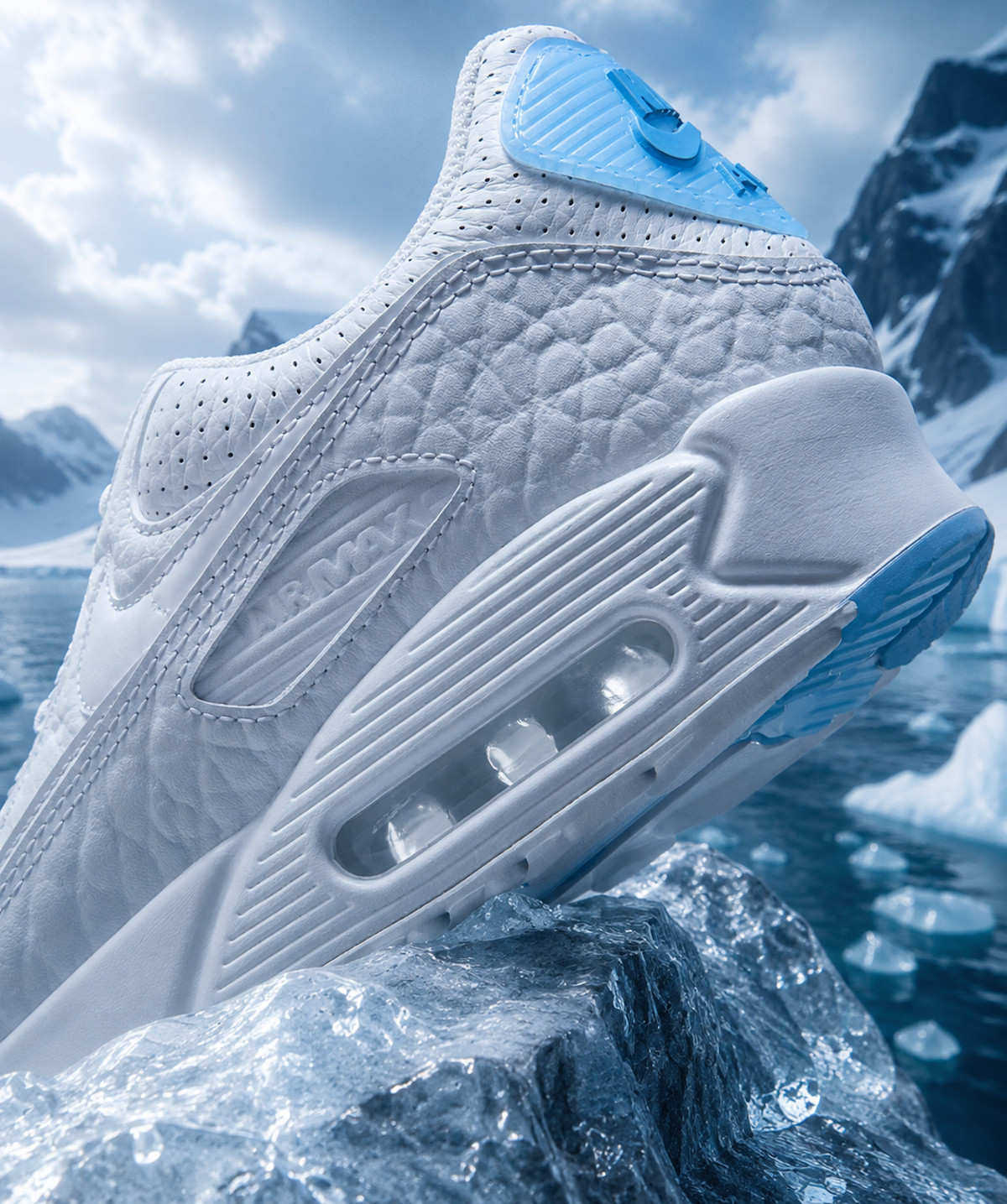 Nike Air Max 90 White Aurora Blue IZ2746-100 (4)