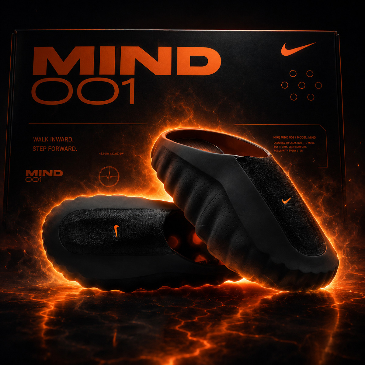 Nike Mind 001 Flyknit Bronze Eclipse Total Orange IR2175-200 (1)
