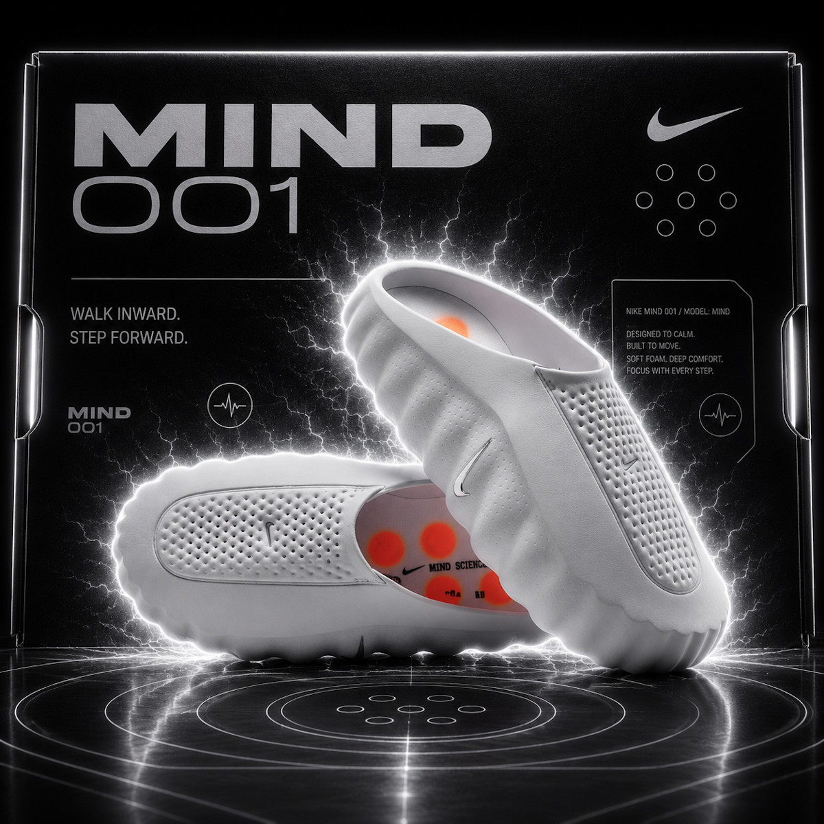 Nike Mind 001 White Speed Red HQ4307-101
