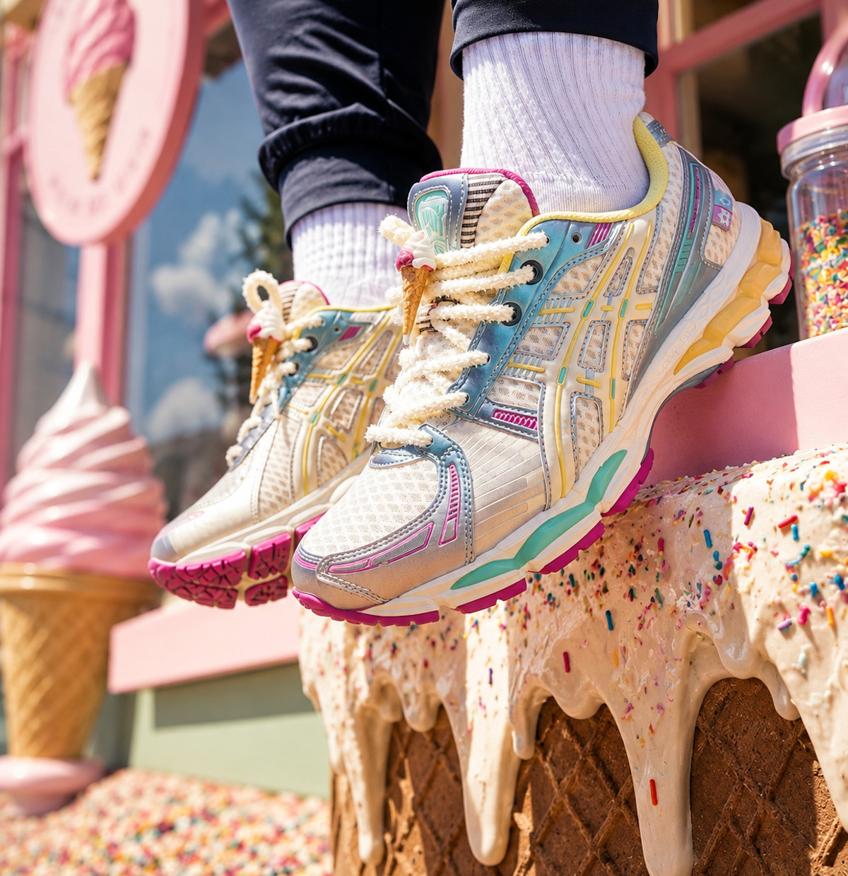 VANDYTHEPINK x ASICS GEL-Kayano 12.1 Vanilla 1203B302-100 (2)