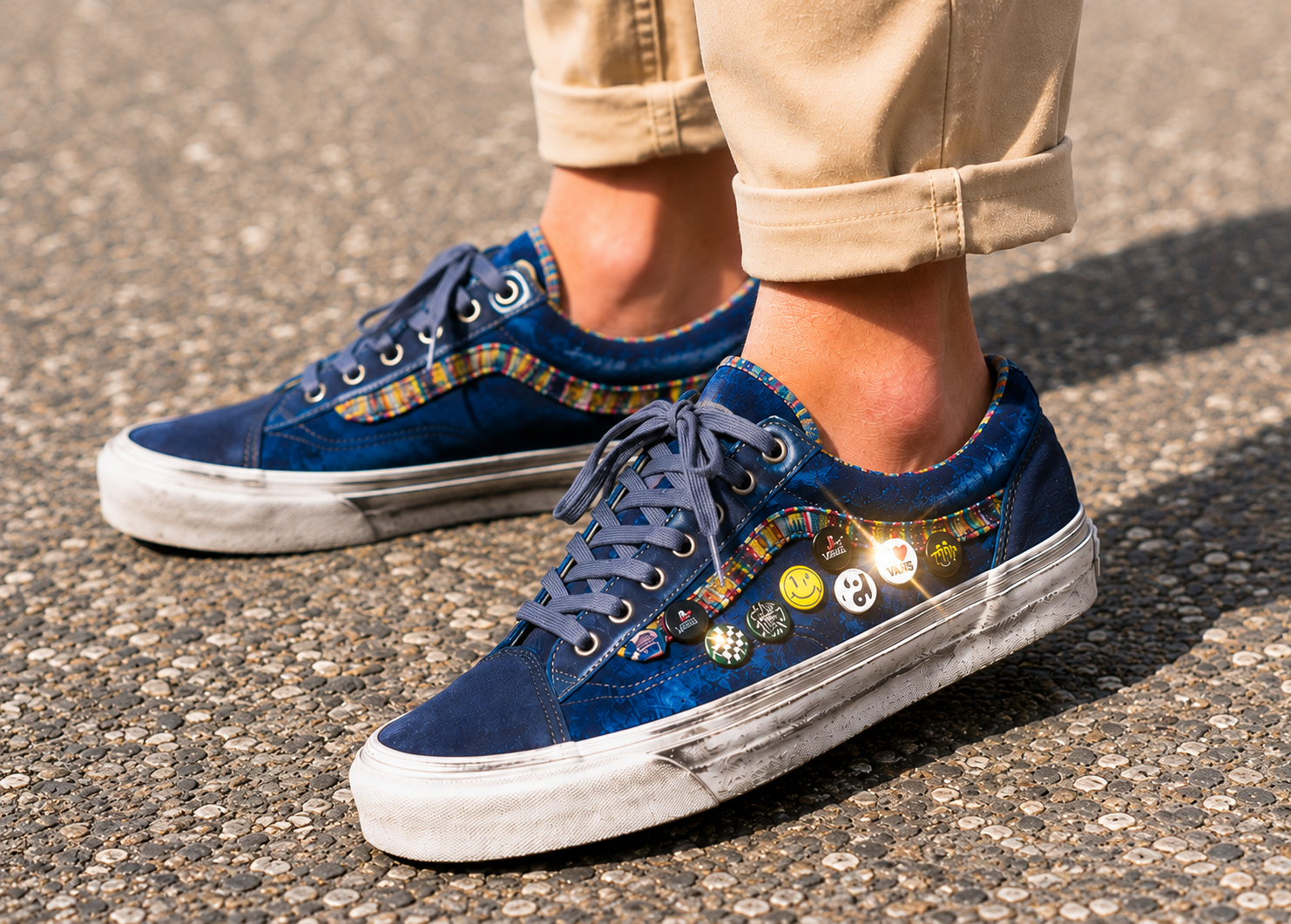 Vans Old Skool 36 LX bleu marine VN000E8VNVY (couv)