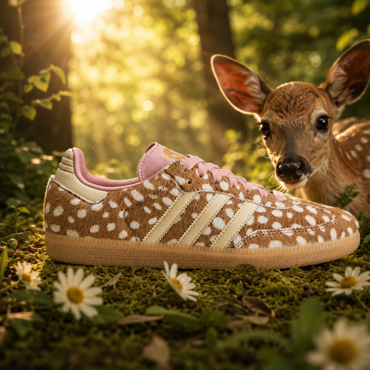 adidas samba OG Deer Print KJ7447