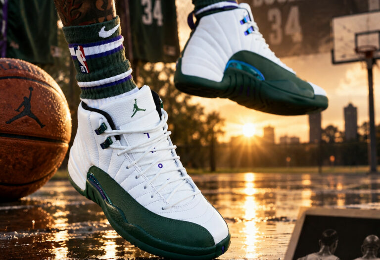 Air Jordan 12 Bucks Idols Become Rivals (couv)