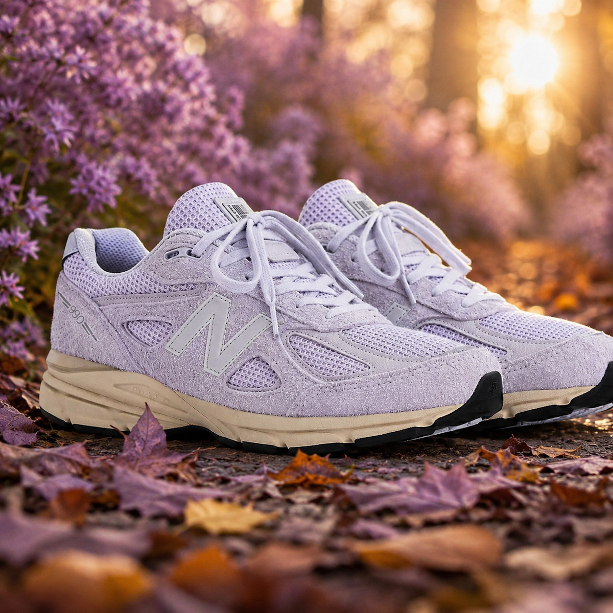 New Balance 990v4 Grey Violet Timberwolf U990LV4