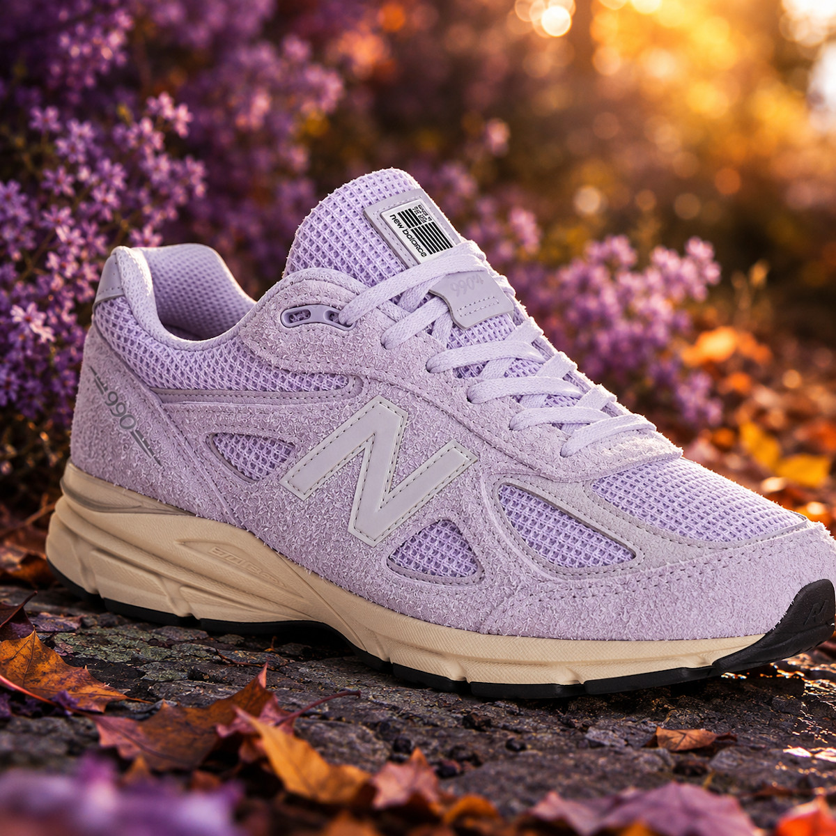 New Balance 990v4 violette et beige U990LV4 (1)