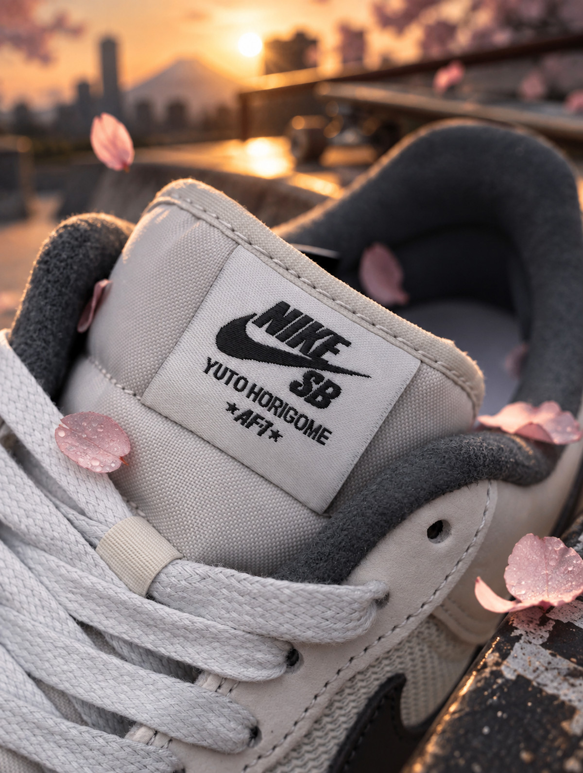 Nike SB Air Force 1 Yuto grise et beige (1)