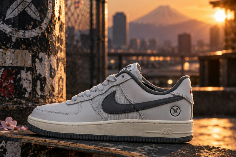 Nike SB Air Force 1 x Yuto Light Bone and Iron Grey IO8439-100 (couv)