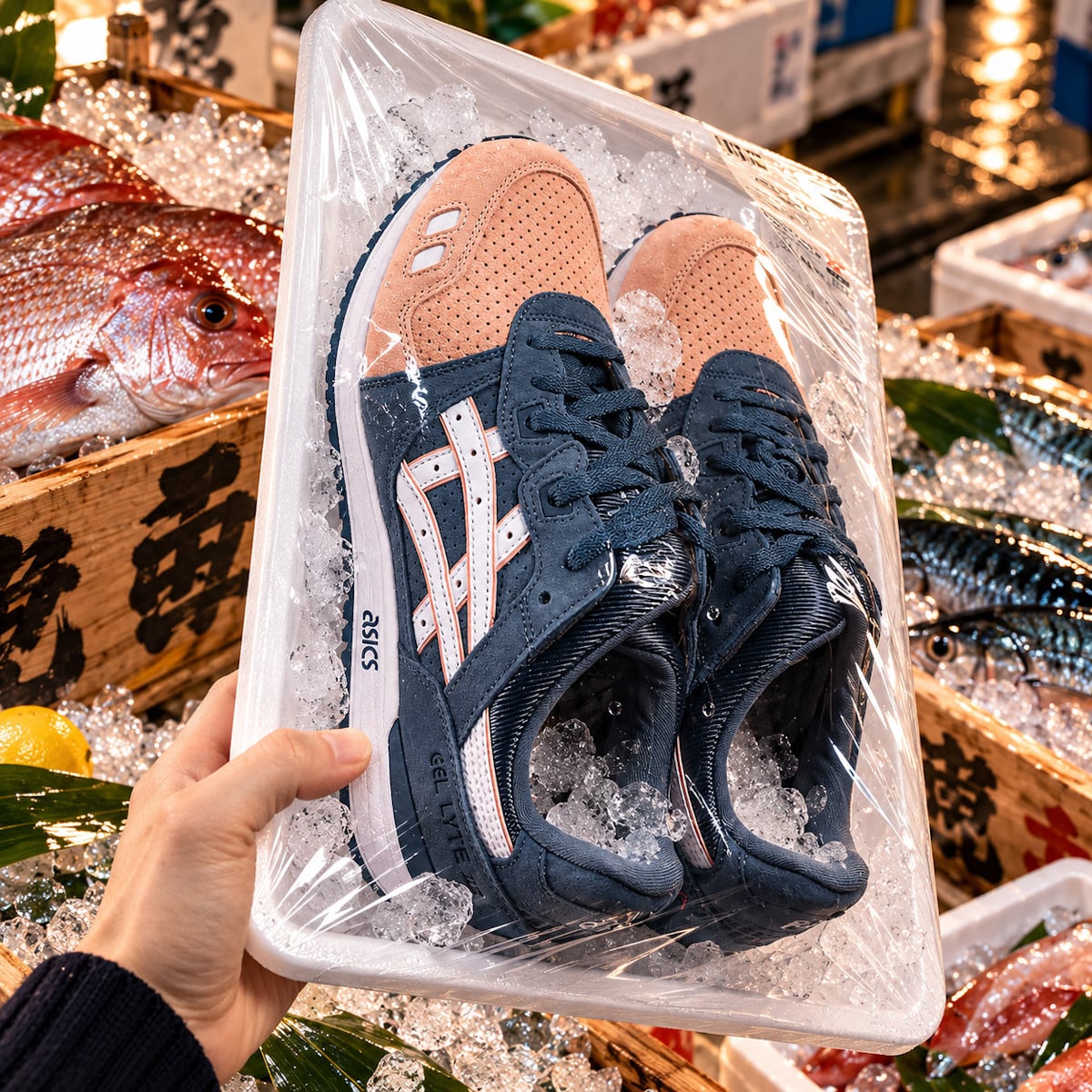 Ronnie Fieg x Asics Gel Lyte 3 Remastereed Salmon Toe