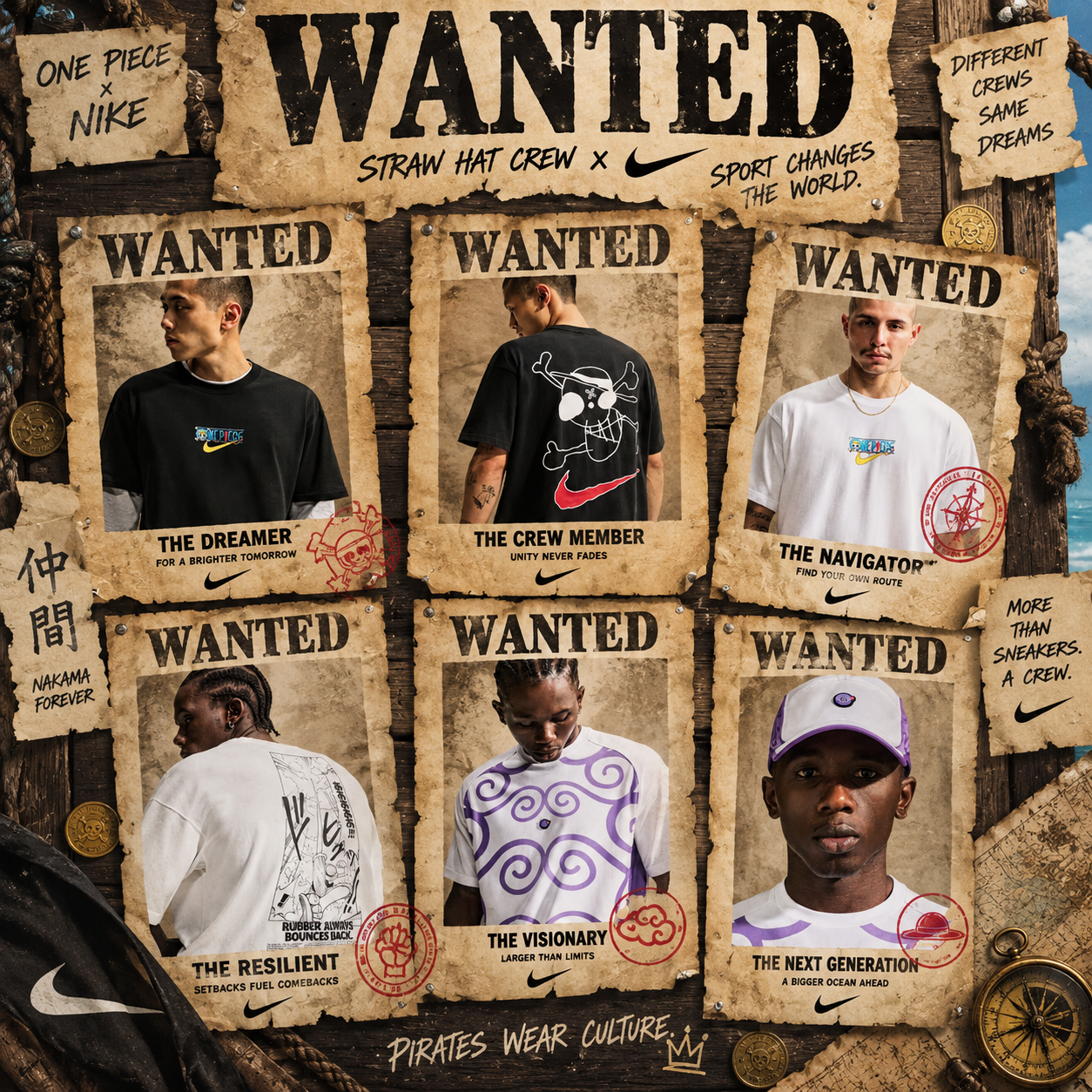 T-shirt Nike x One Piece