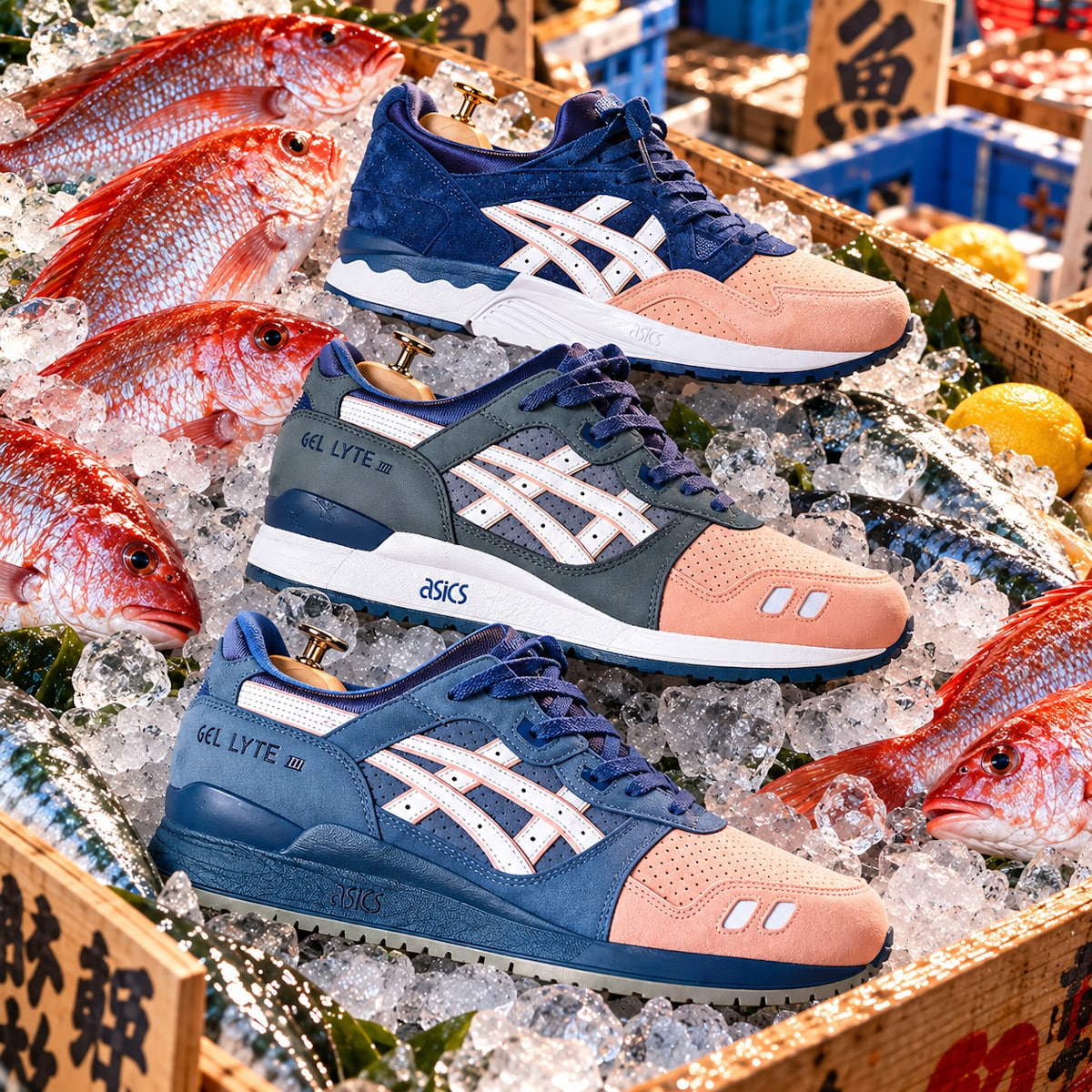 Toutes les Asics Gel Lyte Salmon Toe