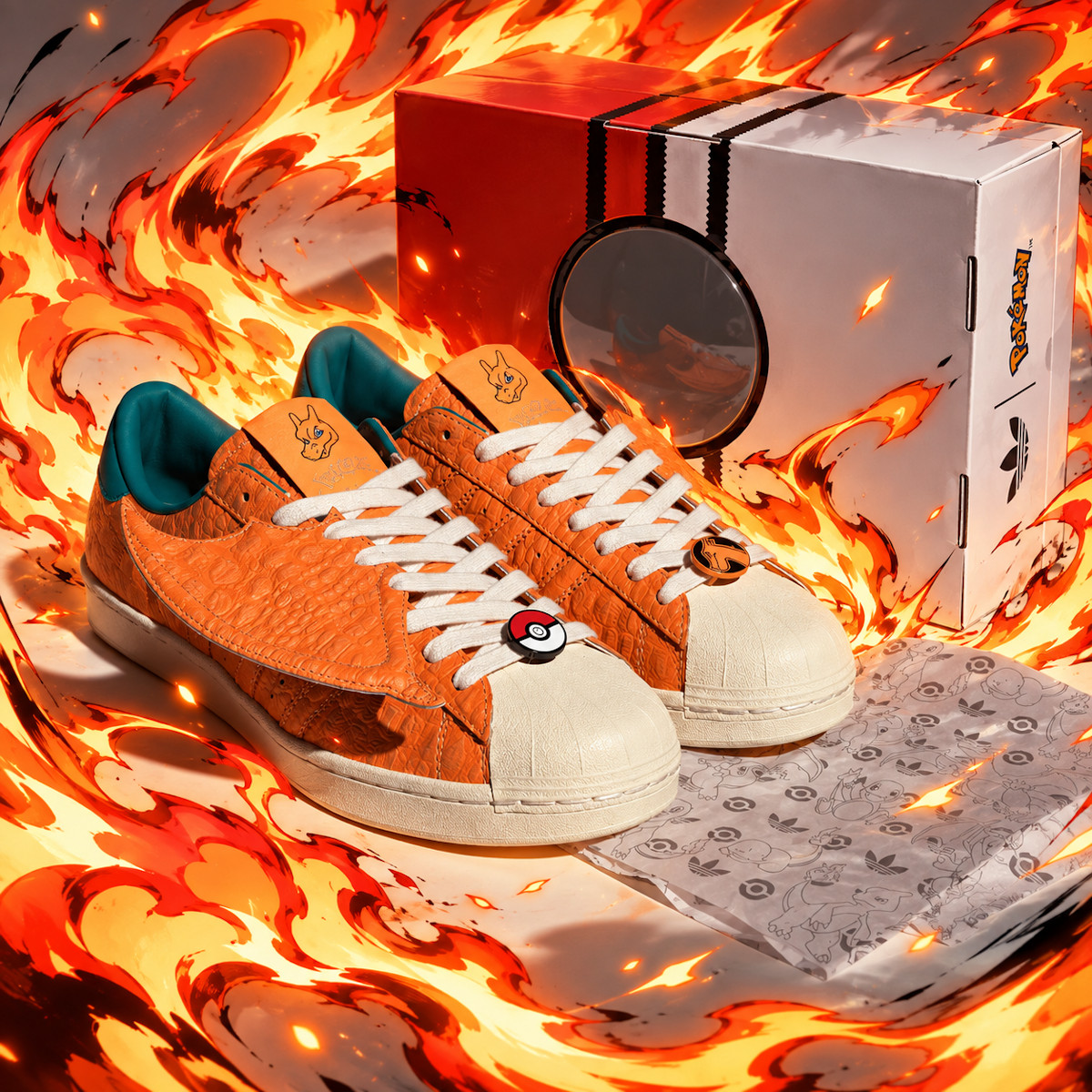 adidas Superstar vintage Charizard KI2861