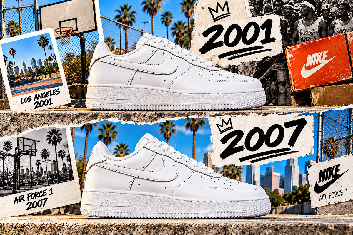 Nike Air Force 1 '01 vs Air Force 1 '07 les différences expliquées (couv 1)