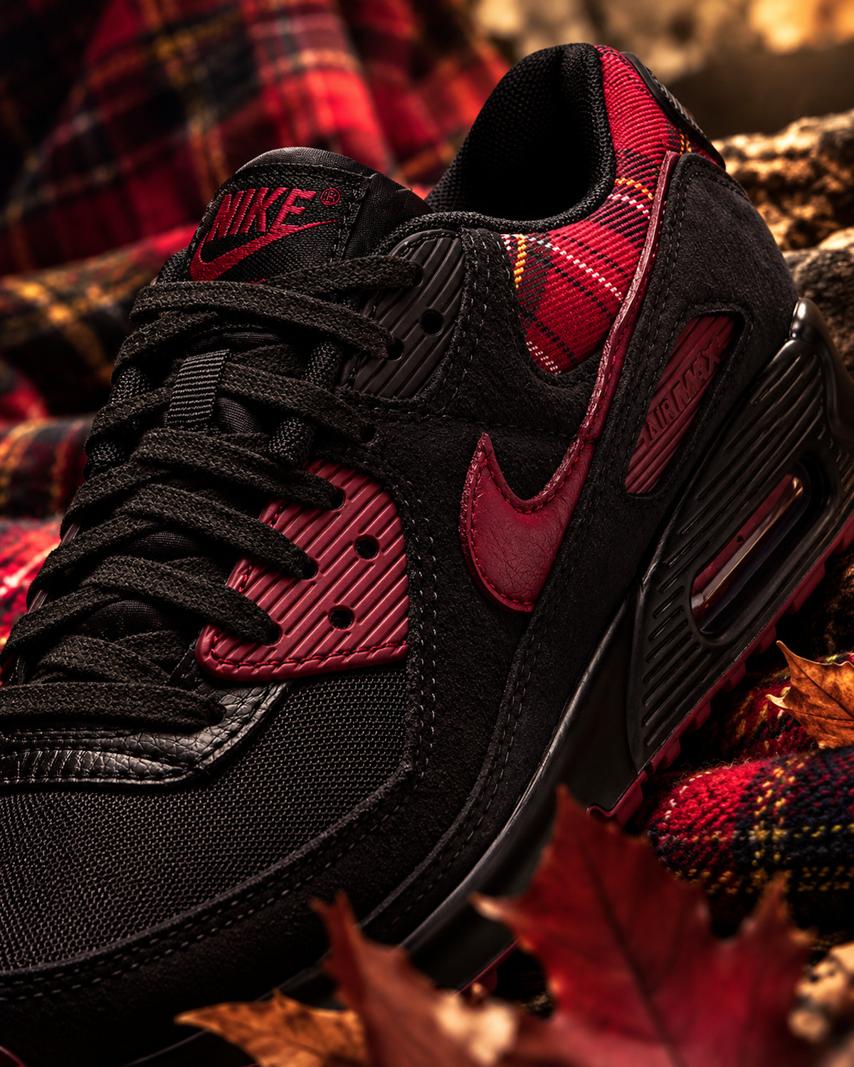 Nike Air Max 90 motif écossais IR5598-002 (2)