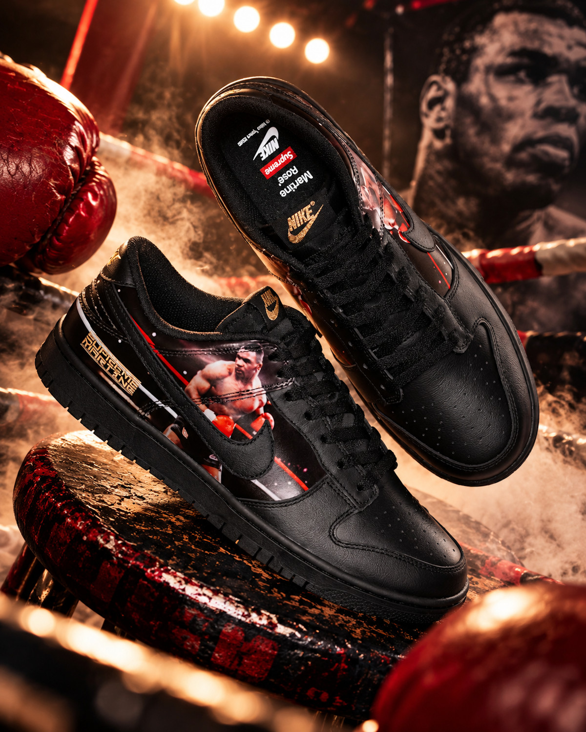 Supreme x Martine Rose x Nike Dunk Low Mike Tyson JA1868-001 (2)