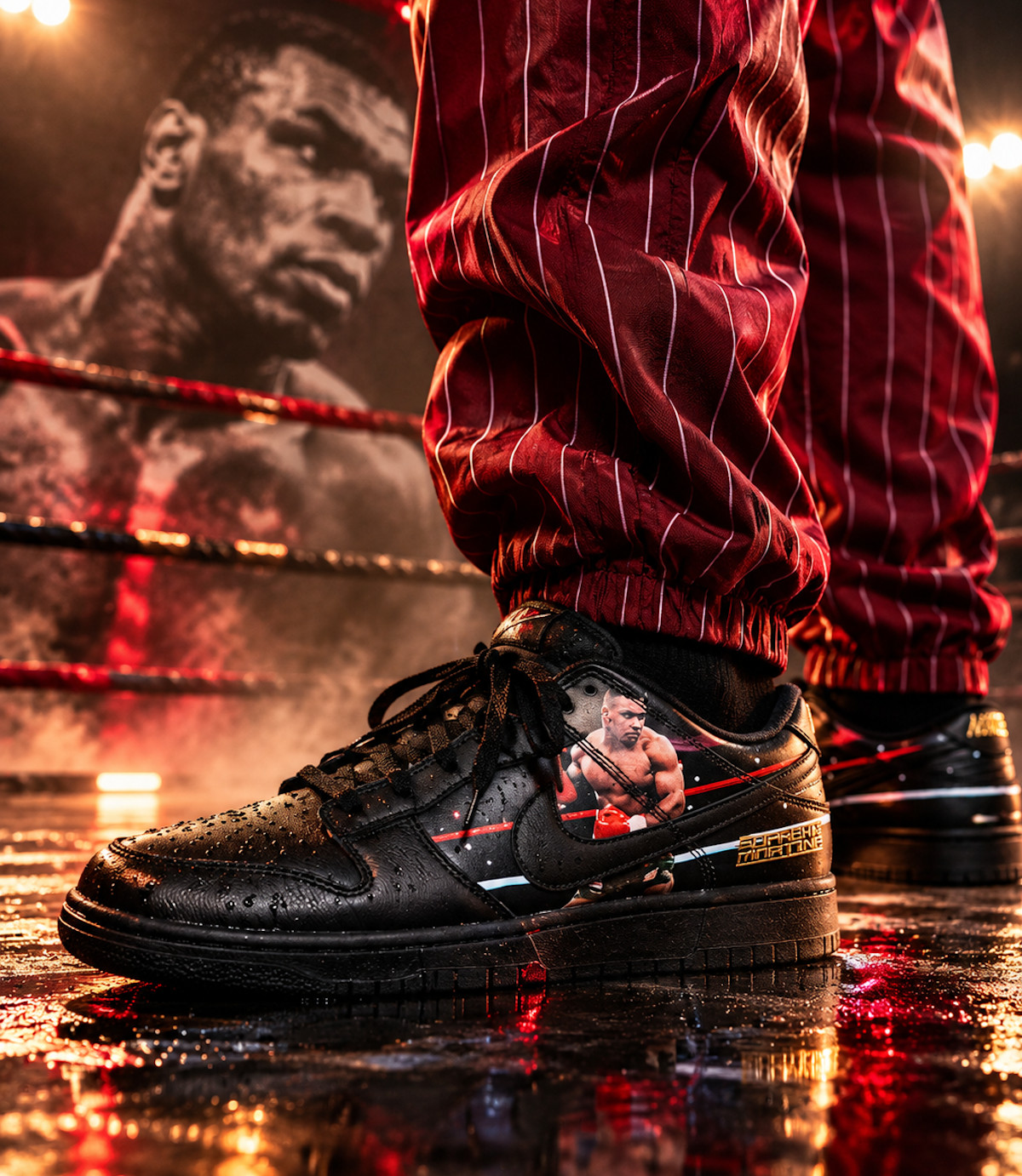 Supreme x Martine Rose x Nike Dunk Low Mike Tyson JA1868-001