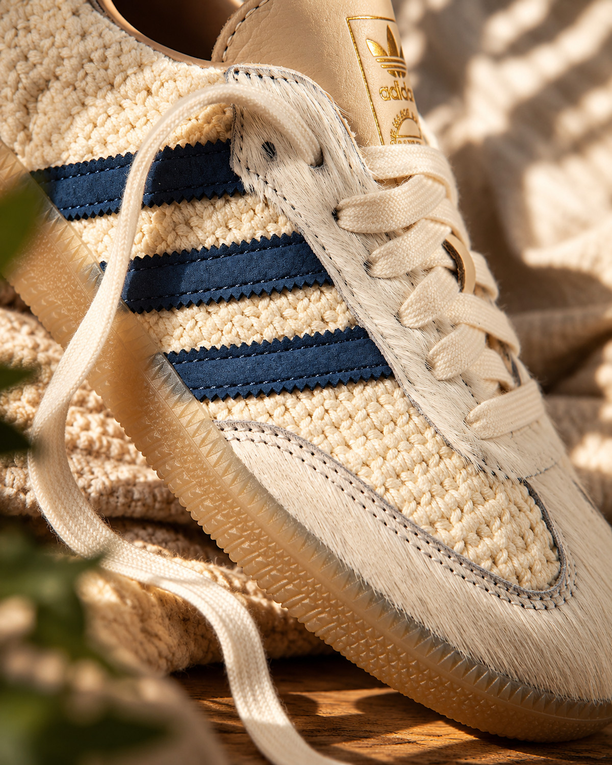 adidas Samba en laine beige KI0437 (3)